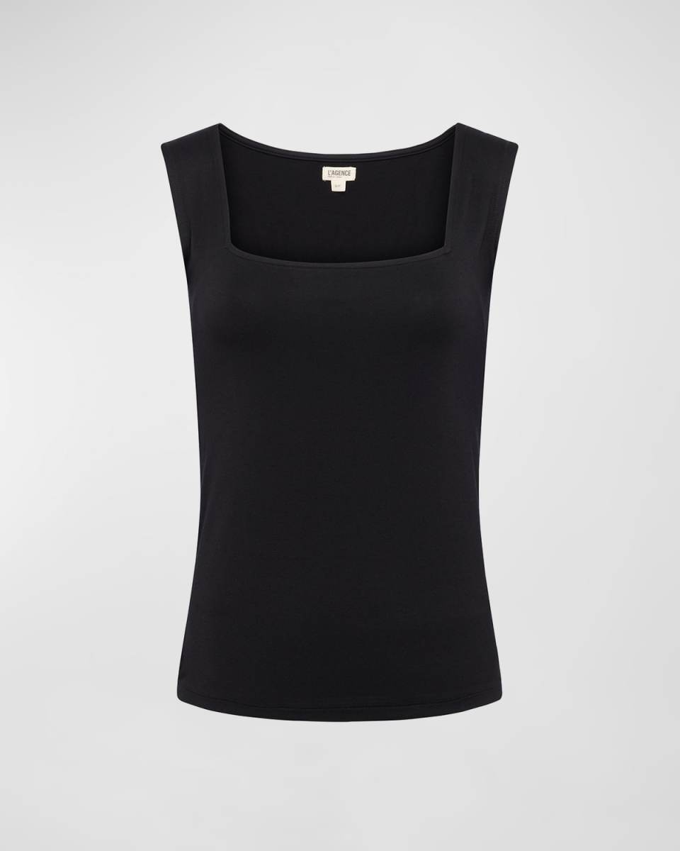 Kaeli Square-Neck Tank Top